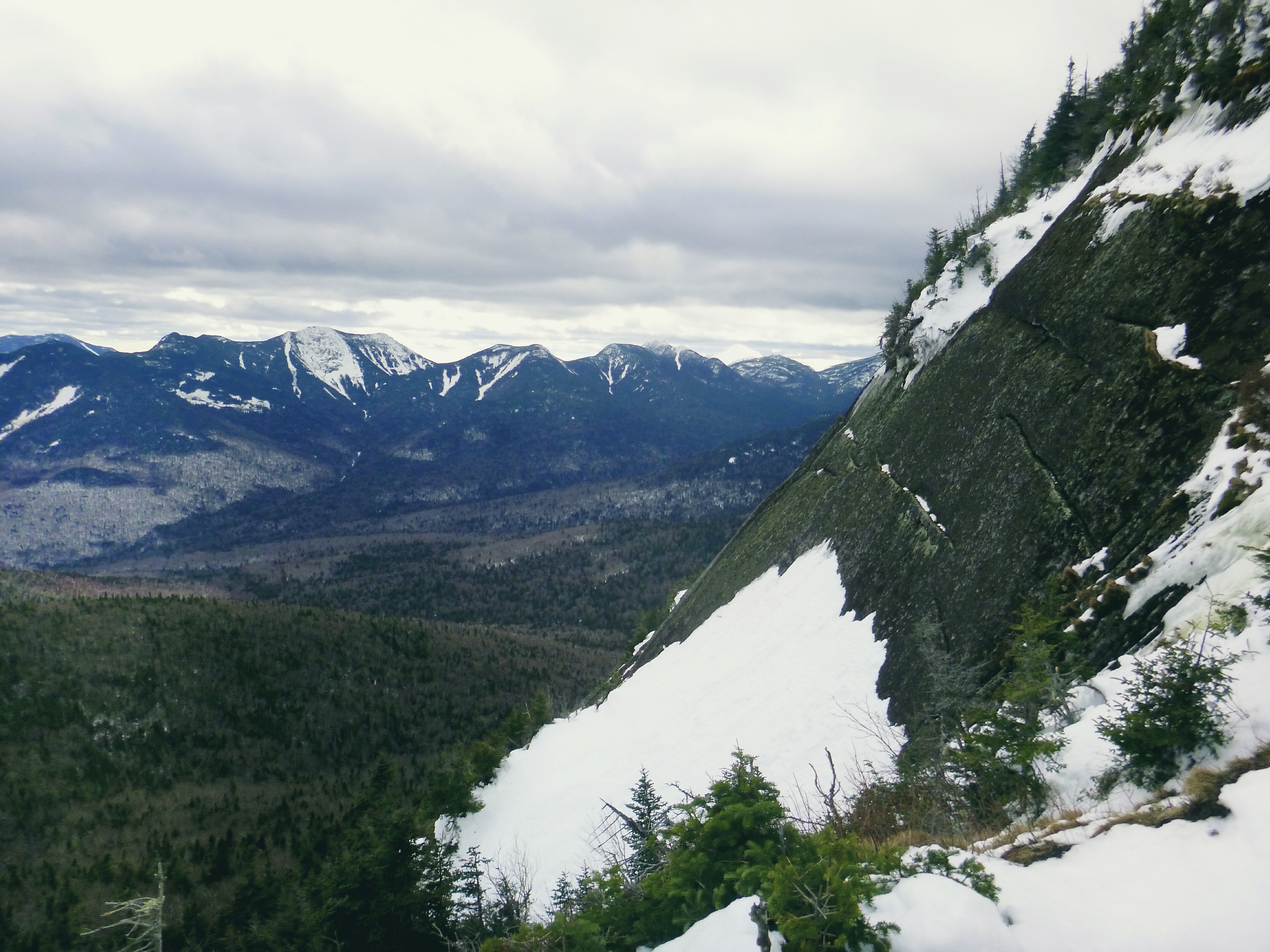 Winter Hike to Big Slide Along The Brothers Trail